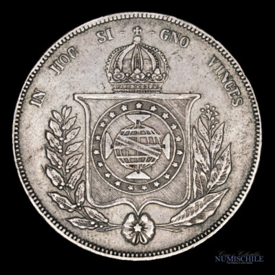 Brasil, 1000 Reis 1855.