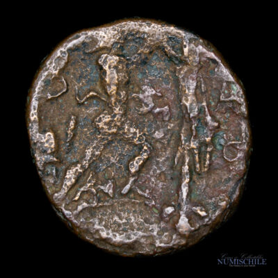 Grecia, Lucania, Poseidonia, AE18 acuñada entre el 420 – 390 a.C. RARA