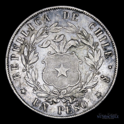Chile, 1 peso 1854 #YY