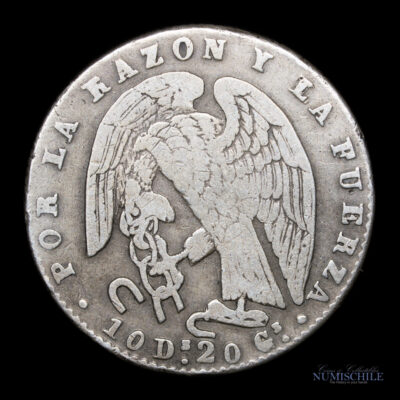 Chile, 2 Reales 1847. #YY