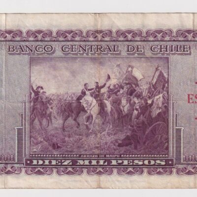 Chile, 10.000 Pesos (10 Escudos) Figueroa Mackenna 1960-1961, #NQ4