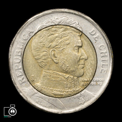 Chile, 10 Pesos 2003 Bimetalica #PJ10