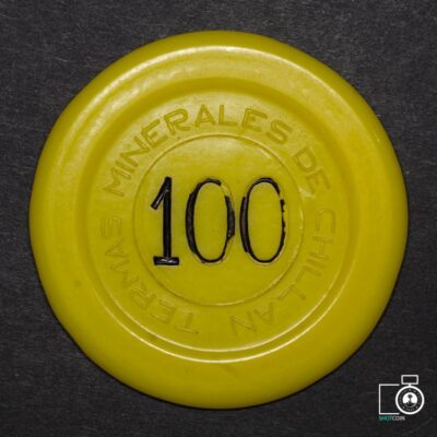 Chile, Ficha Termas Minerales de Chillán, valor 100 #NQ (IVA incluido)