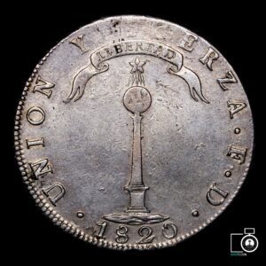 Chile, 1 Peso 1820 Chile Independiente #NQ (IVA incluido)