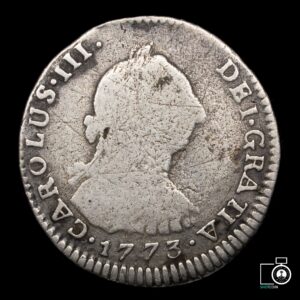 Chile, Santiago, 1 Real 1773 DA #Q (IVA incluido)