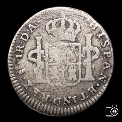 Chile, Santiago, 1 Real 1773 DA #Q (IVA incluido)