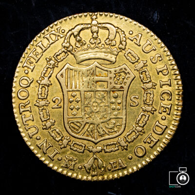 España, 2 Escudos 1801/79x (SE)(IVA incluido)