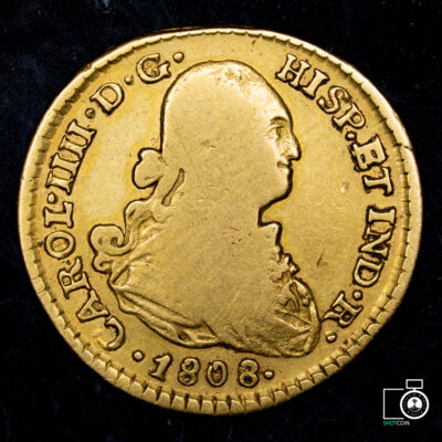 México, 1 Escudo 1808, Carlos IV (SE) (IVA incluido)