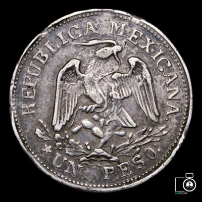 México, 1 Peso 1915, Estado de Guerrero, Taxco Oro 0.3 (38Mx03T)(IVA incluido)