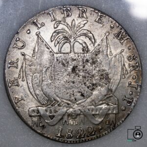 Perú, 8 Reales 1822, Perú Libre (39X0x7T)(IVA incluido)