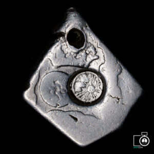 Guatemala, 1839, Resello sobre 4 Reales Guatemala Columnario (TT31D) (IVA Incluido)