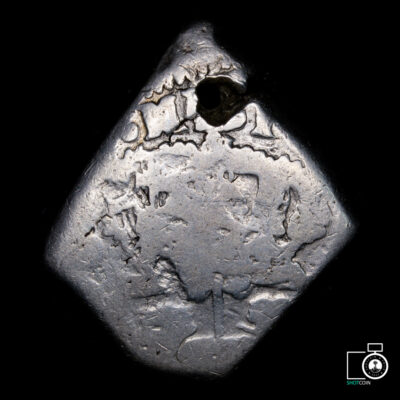 Guatemala, 1839, Resello sobre 4 Reales Guatemala Columnario (TT31D) (IVA Incluido)