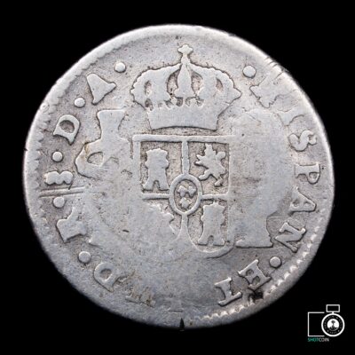 Chile, Santiago, 1/2 Real 1797 Error CAOLUS (NQ) (IVA Incluido)