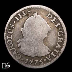 Chile, Santiago, 1/2 Real 1775 DA (NQ) (IVA Incluido)