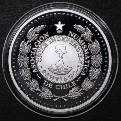 Chile, 1/2 Onza 2023 ANUCH, Jura Constitución 1823. Plata, Proof (NQ) (IVA Incluido)