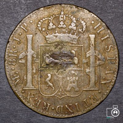 Botón 8 Reales 1805 Lima, bronce (NQ) (IVA Incluido)