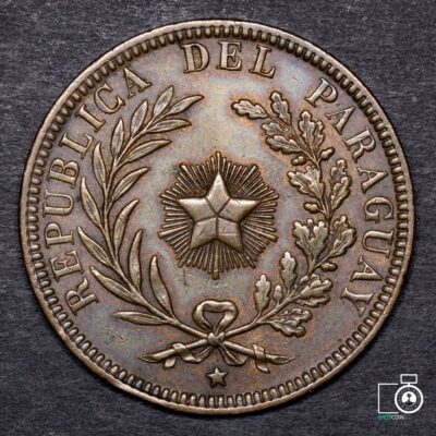 Paraguay, 4 Centésimos 1870 (NQ) (IVA Incluido)