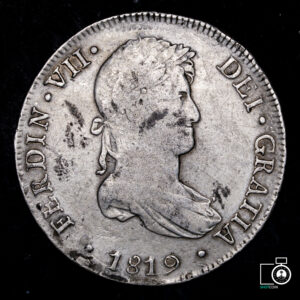 Perú, Lima, 8 Reales 1819 JP (TT41H) (IVA Incluido)