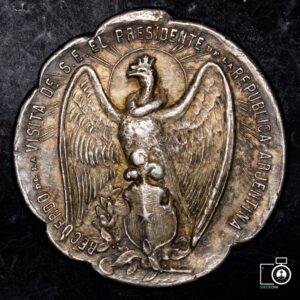Chile, medalla del Centenario Chile-Argentina, 1910, plata (NQ) (IVA Incluido)