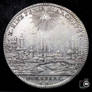 Estados Alemanes, Ciudad Libre de Nuremberg, 1 Thaler 1765 (TT34L) (IVA Incluido)