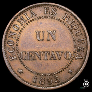 Chile, 1 Centavo 1895 (Q) (IVA Incluido)