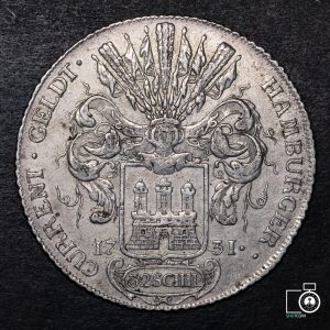 Estados Alemanes, Hamburgo, 32 Schilling 1731 (NQ) (IVA Incluido)
