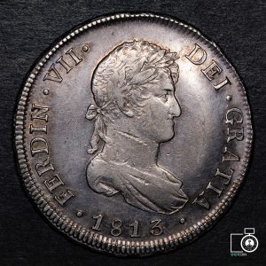 Chile, Santiago, 8 Reales 1813 FJ (YYG6) (IVA Incluido)