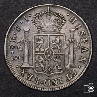 Chile, Santiago, 8 Reales 1813 FJ (YYE2) (IVA Incluido)