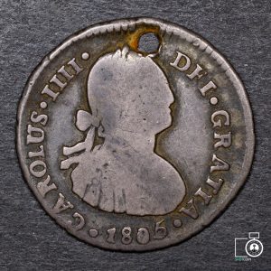 Chile, Santiago, 1 Real 1805 FJ (YYD2) (IVA Incluido)
