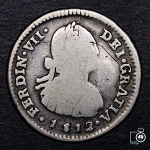 Chile, Santiago, 1 Real 1812/1 FJ (YYF1) (IVA Incluido)