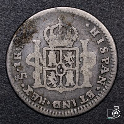 Chile, Santiago, 1 Real 1786 DA, Ceca grande (YYF11) (IVA Incluido)