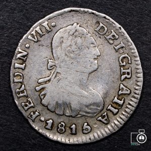 Chile, Santiago, 1/2 Real 1815 FJ (YYG20) (IVA Incluido)
