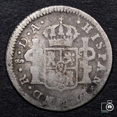 Chile, Santiago, 1/2 Real 1792 DA (YYH5) (IVA Incluido)