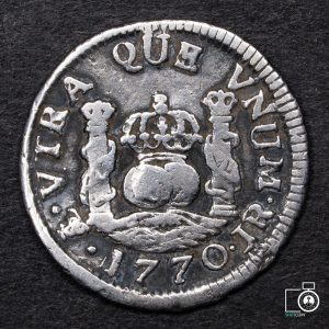 Bolivia, Potosí, 1/2 Real 1770 JR (YYE1) (IVA Incluido)