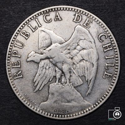 Chile, 1 Peso 1896 (YYA14) (IVA Incluido)