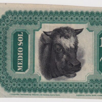 Perú, El Banco de Tacna, 1/2 Sol 1870 #NQ (IVA incluido)