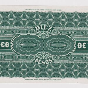Chile, Banco de Talca, Prueba de reverso de $10, Escaso  #YY (IVA incluido)